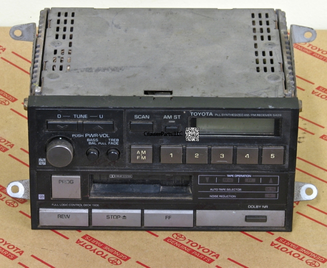 Toyota Radio Model 5429 AM FM Cassette
