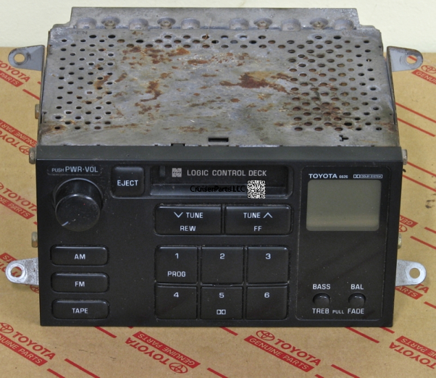 Toyota Radio Model 6626 AM FM Cassette Not Functioning 88-90