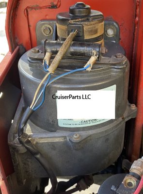 (image for) Front Heater Blower Motor W/Resistor 09/73-12/78