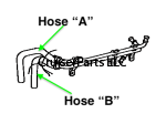 (image for) 3FE Heater Hose to Thermostat Hose "A"