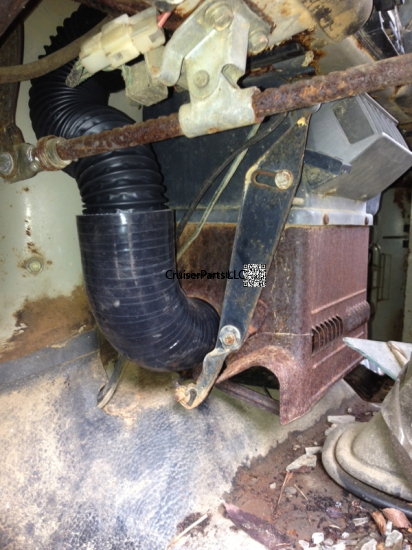 Heater Defroster Hose LEFT 74-82