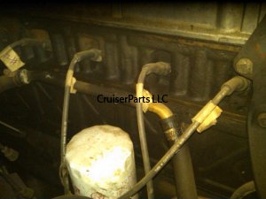 (image for) Front Heater Inlet Pipe C for 75-77 2F