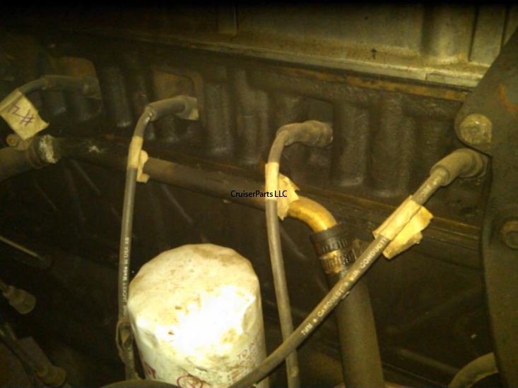 (image for) Front Heater Inlet Pipe C for 75-77 2F