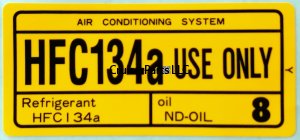 Cooler Service Caution Label (AC Decal)