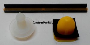 Rear Door Flare Hardware Kit 93-94 80 Series Cruisers