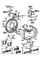 Rear Drum Cylinder/Backing Plate