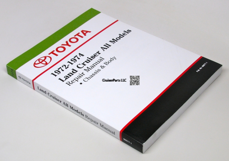 Modal Additional Images for 1972-1974 Land Cruiser All Models Repair Manual - Chassis & Body