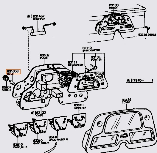 24V BJ42 BJ60, BJ70  Instrument Cluster Lamp Bulb