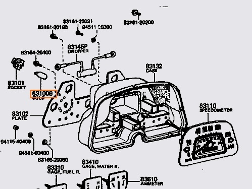 24V BJ42 BJ60, BJ70  Instrument Cluster Lamp Bulb