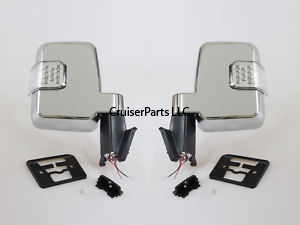 Modal Additional Images for FJ62 Door Mirror set with LED lights 1981-1990 60 series