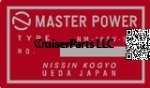 Master Power Nissin Kogyo Brake Booster Decal