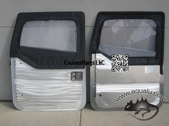 FJ40 / 45 Aqualu Bestop Aluminum Half Doors - Sold as a Pair