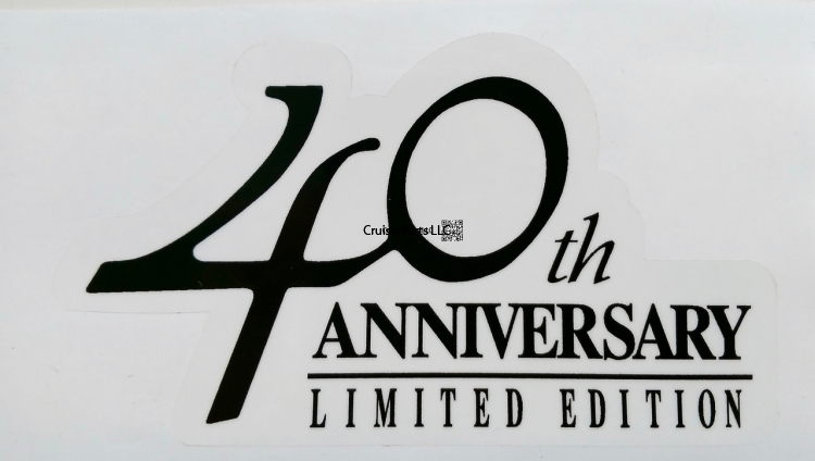 40th Anniversary Limited Edition Fender Decal