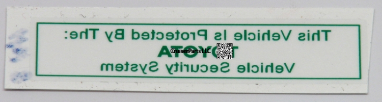 Unleaded Fuel Only Body Decal 78-87 2F