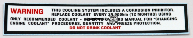 Unleaded Fuel Only Body Decal 78-87 2F