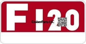 F-120 Land Cruiser FJ25 Valve Cover Decal