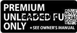 Premium Unleaded Fuel Only Decal
