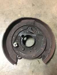 Right Rear Axle Backing Plate 1993-1997 80 Series