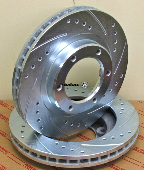 Modal Additional Images for Drilled And Slotted Rotor Set (Rear) 2008-2014