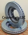 Drilled And Slotted Rotor Set (Front) 93-97