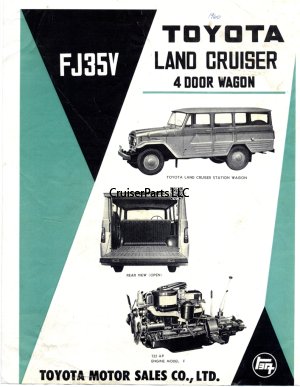 FJ35V Promotional Sales Sheet