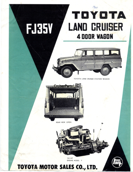 FJ35V Promotional Sales Sheet