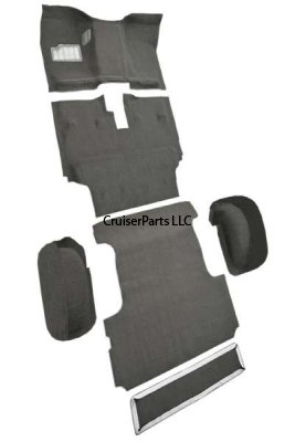 Aftermarket Carpet Kit Set Brown for 81-85 FJ60