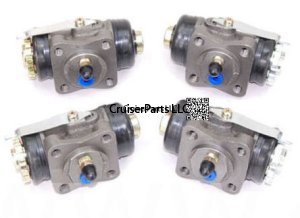 Front Brake Wheel Cylinder set of 4 fitting 9/71-8/75