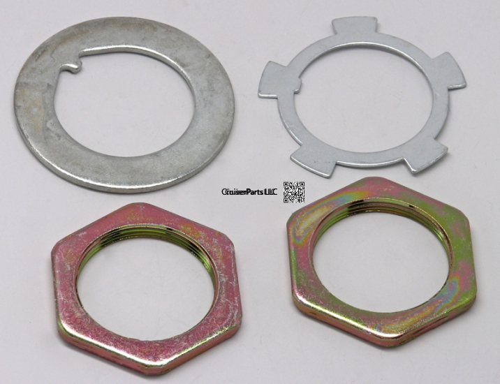 Modal Additional Images for Front Wheel Spindle Nut/Washer Kit 76-07