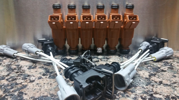 Fuel Injector Upgrade Kit 4 Hole Bosch Modern type For 93-97