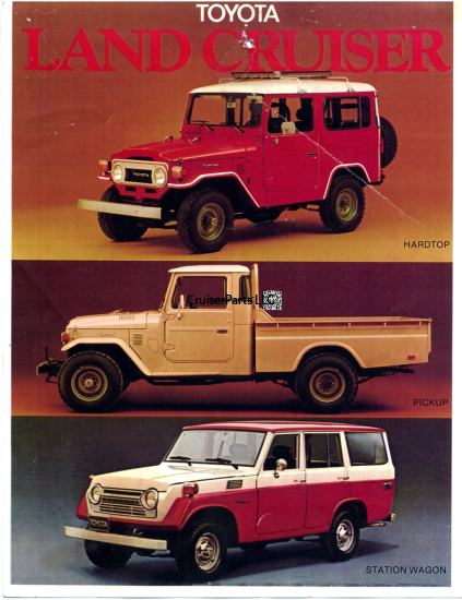 Hardtop/Pickup/Wagon Promotional Sales Sheet