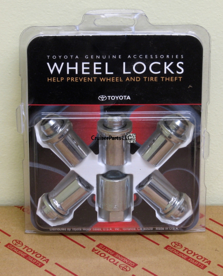 Chrome Wheel Lock Kit 95-97