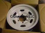 FJ40 Factory White Spoke wheel rim 58-90