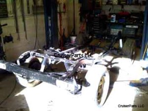 2002 Toyota Landcruiser FJ45 2UZ V8 105 series chassis.