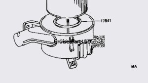 Lower Air Cleaner Housing 91-92 80 Series with 3FE Engines