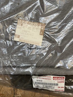 Front and Rear Carpeted Floor Mat Set for Lexus LX470 Ivory Tan