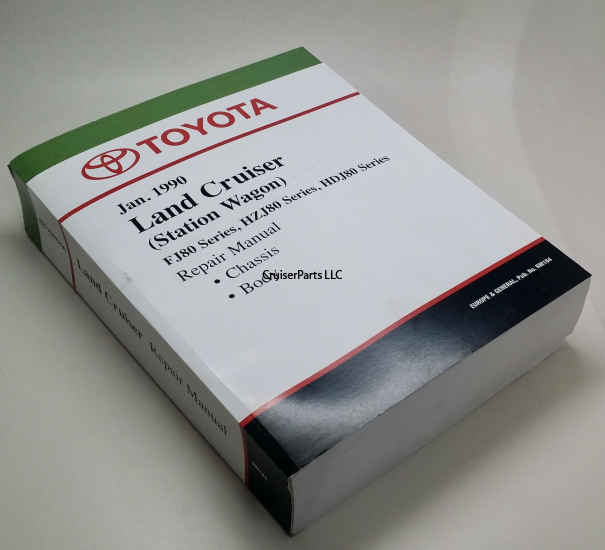 Non-US 80 Series Chassis & Body Repair Manual