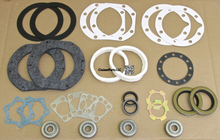 Drum Brake Type Front Knuckle Overhaul Kit Early-9/75