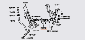 Oil Strainer Flange Gasket 91-92 3FE