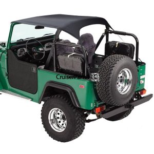 Bestop Traditional Bikini Black Toyota Land Cruiser FJ40