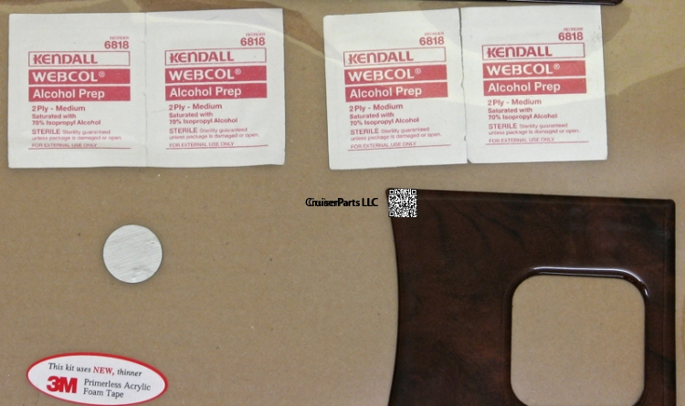 Wood Grain Dash Stickers LX450 95-97