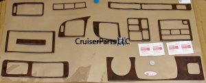 Wood Grain Dash Stickers LX450 95-97