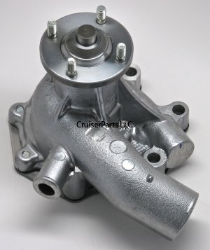 Water Pump 2F with fan clutch & Without Oil Cooler