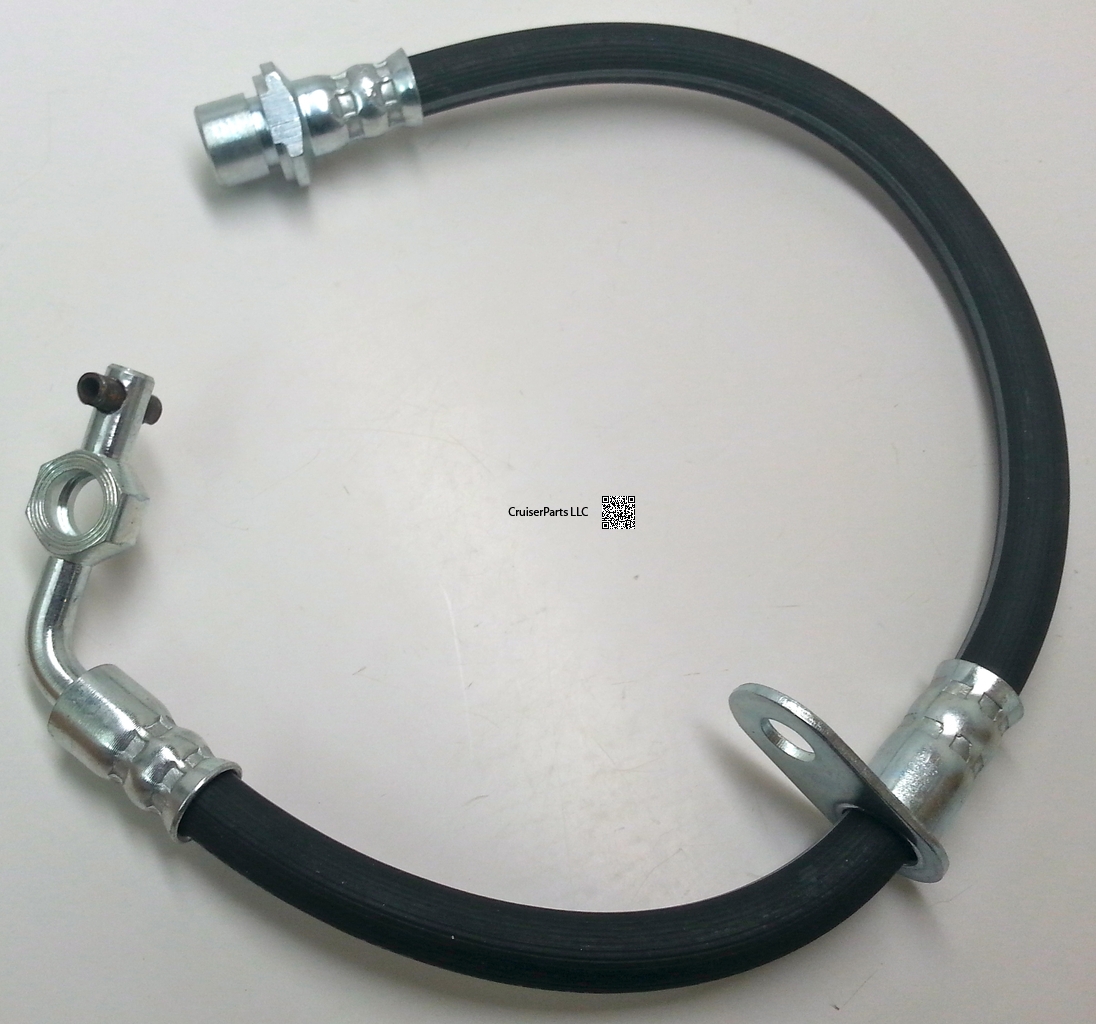 Front Right Brake Hose 98-07 Landcruiser 100 LX470 (image for) Front Right Brake Hose 98-07 Landcruiser 100 LX470
