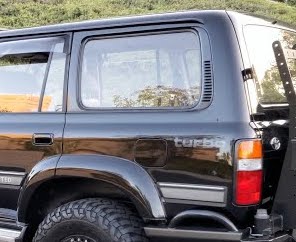 (image for) FJ80 Left Rear Fixed Cargo Glass 91-97 80 Series